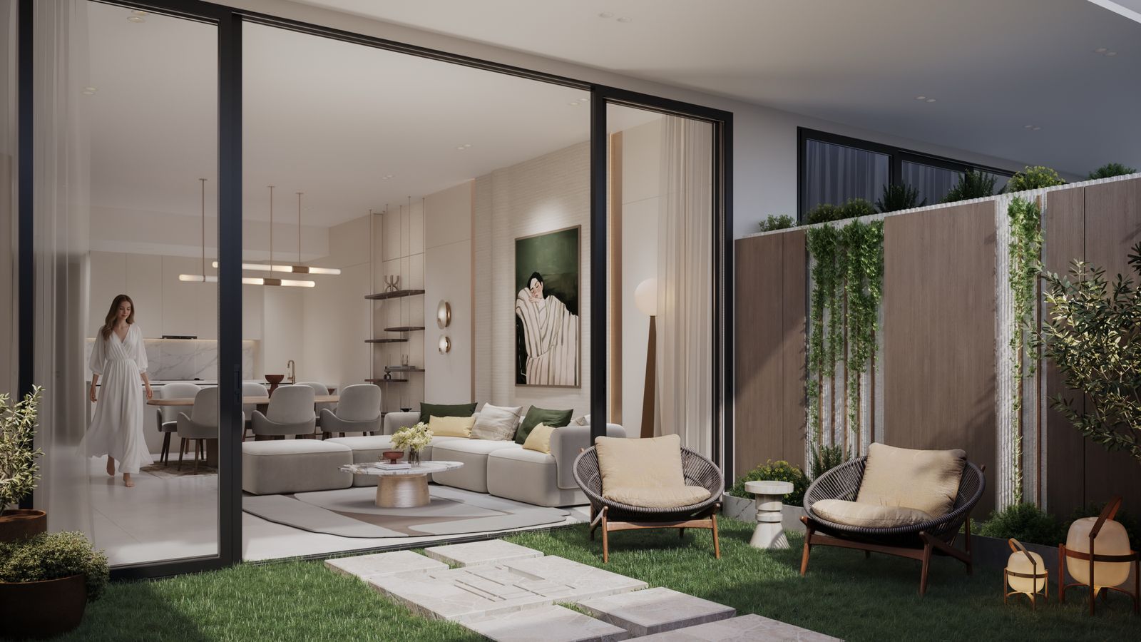 Sensi Saadiyat Island Abu Dhabi kitchen with modern appliances, high-end finishes, and functional luxury apartment layout.